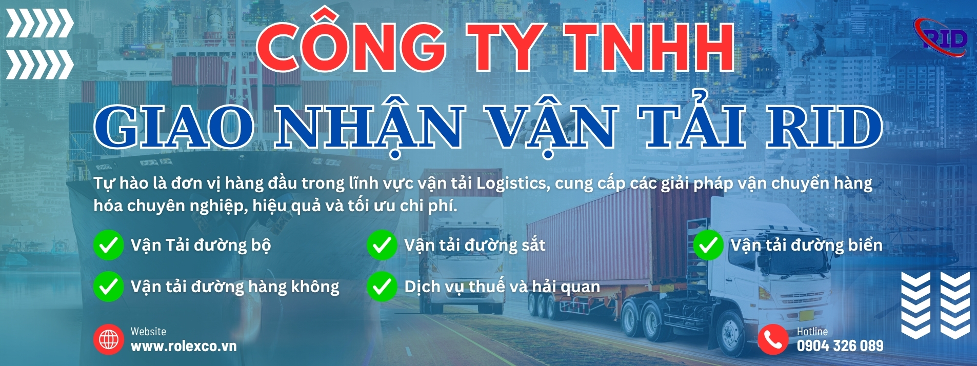 Công Ty TNHH Giao Nhận Vận Tải RID - 02